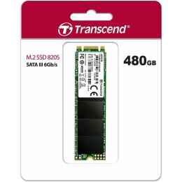 Твердотельный диск 480GB Transcend MTS820, 3D NAND, M.2, SATA III [R/W - 560/520 MB/s]